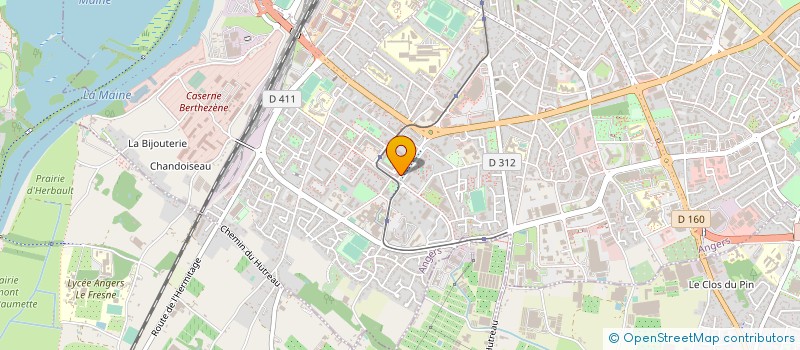 localisation de l'entreprise MADAME AURELIE RIARD  ANGERS
