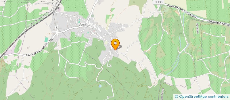 localisation de l'entreprise MADAME AURELIE RIBOT  VENEJAN