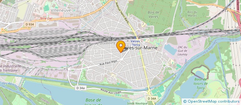 localisation de l'entreprise MADAME AURELIE RICCIO  VAIRES-SUR-MARNE