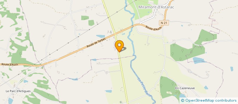 localisation de l'entreprise MADAME AURELIE RICHARTE  MIRAMONT-D'ASTARAC