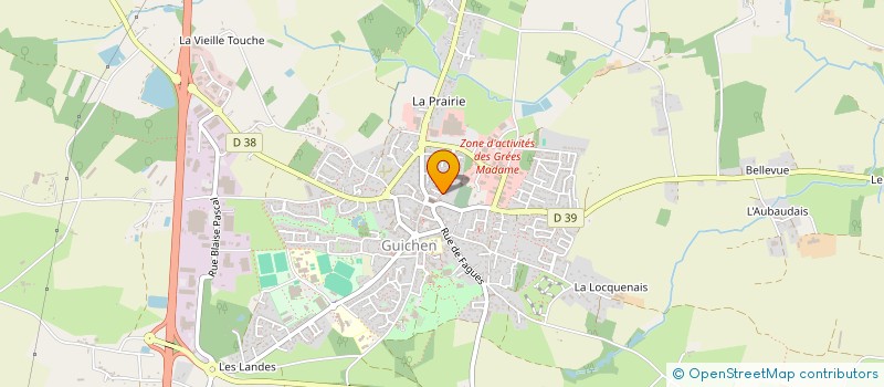 localisation de l'entreprise MADAME AURELIE RICHE à SEGRE-EN-ANJOU BLEU