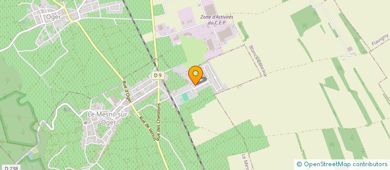 localisation de l'entreprise MADAME AURELIE RICHOMME  LE MESNIL-SUR-OGER