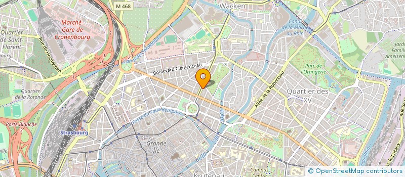 localisation de l'entreprise MADAME AURELIE RIGAUD à STRASBOURG