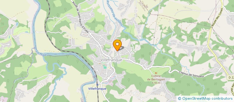 localisation de l'entreprise MADAME AURELIE RILIEVO  VILLEFRANQUE