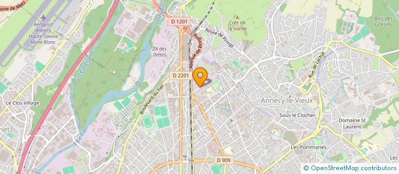 localisation de l'entreprise MADAME AURELIE RINGEVAL  ANNECY