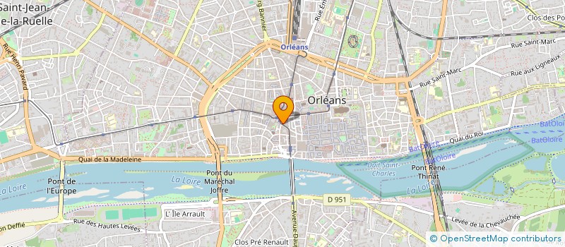 localisation de l'entreprise MADAME AURELIE RISSET  ORLEANS