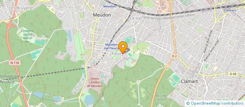 localisation de l'entreprise MADAME AURELIE ROBERT à MEUDON