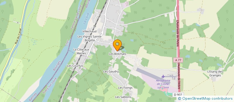 localisation de l'entreprise MADAME AURELIE ROBINET à COSNE-COURS-SUR-LOIRE