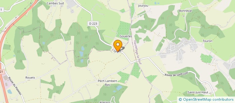 localisation de l'entreprise MADAME AURELIE ROCHE  SAINT-ANTOINE-DE-FICALBA