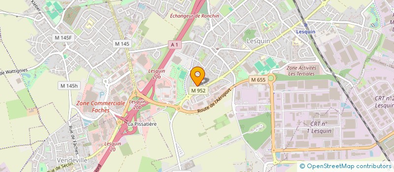 localisation de l'entreprise MADAME AURELIE ROCHE à LESQUIN