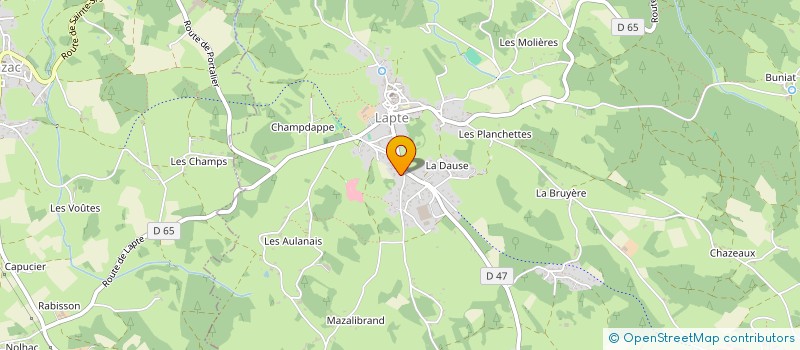 localisation de l'entreprise MADAME AURELIE ROCHEDIX  LAPTE