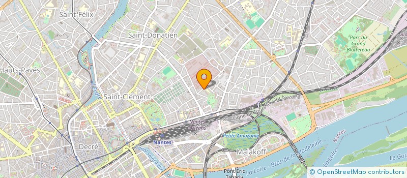localisation de l'entreprise MADAME AURELIE ROCK  NANTES