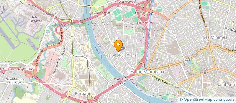 localisation de l'entreprise MADAME AURELIE RODRIGO  TOULOUSE