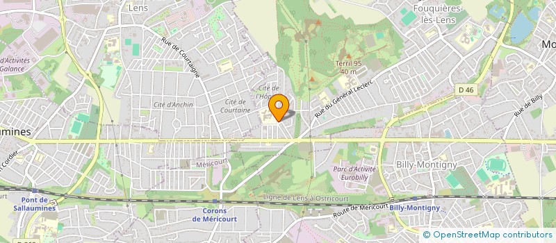 localisation de l'entreprise MADAME AURELIE ROEX  FOUQUIERES-LES-LENS