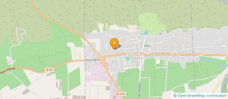 localisation de l'entreprise MADAME AURELIE ROGIER  LA FARE-LES-OLIVIERS