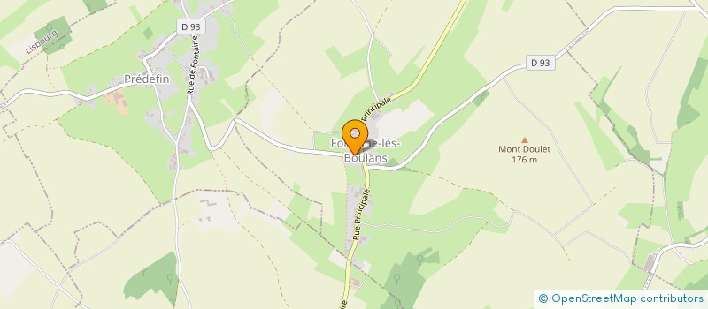 localisation de l'entreprise MADAME AURELIE ROLAND  FONTAINE-LES-BOULANS