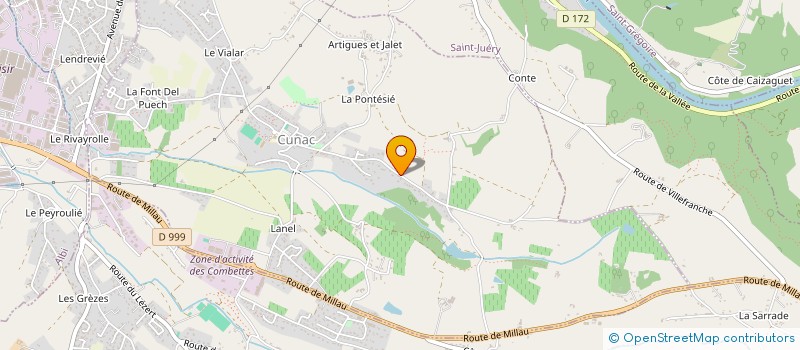 localisation de l'entreprise MADAME AURELIE ROLLAND  CUNAC