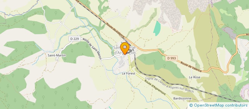 localisation de l'entreprise MADAME AURELIE ROLLAND  SAINT-PIERRE-D'ARGENCON