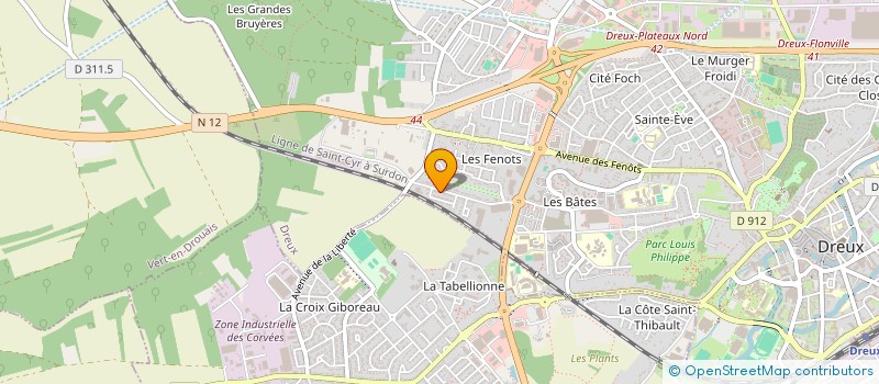 localisation de l'entreprise MADAME AURELIE ROMAGNY à DREUX