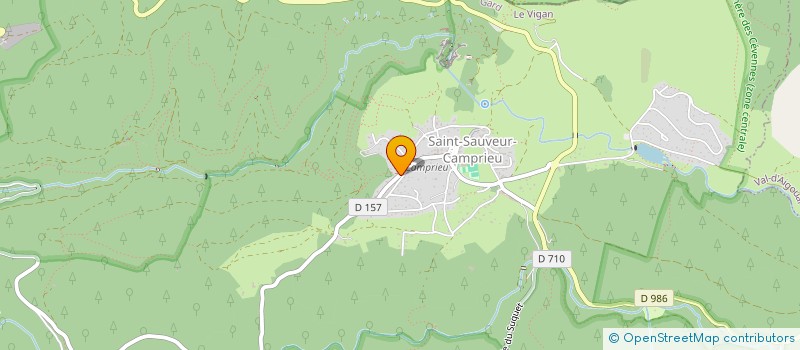 localisation de l'entreprise MADAME AURELIE ROMERA  SAINT-SAUVEUR-CAMPRIEU
