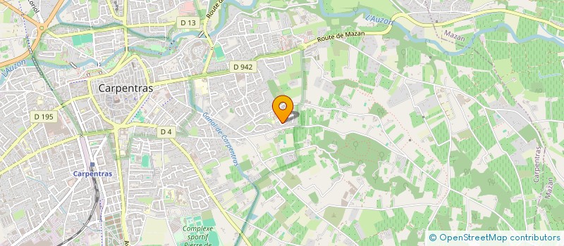 localisation de l'entreprise MADAME AURELIE ROMERO  CARPENTRAS
