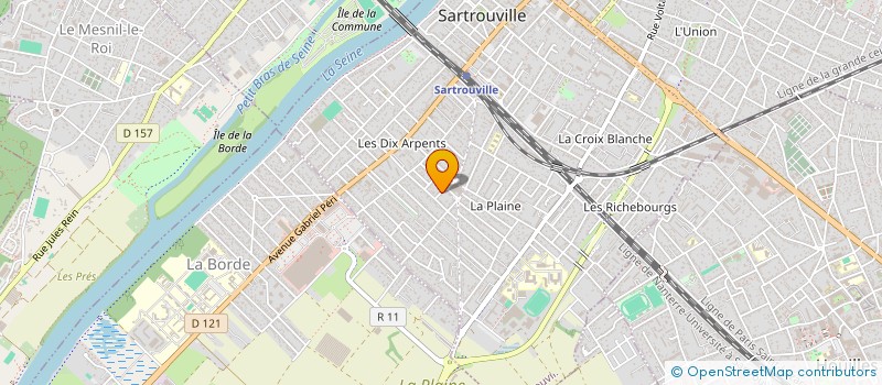 localisation de l'entreprise MADAME AURELIE RONDEAU  SARTROUVILLE