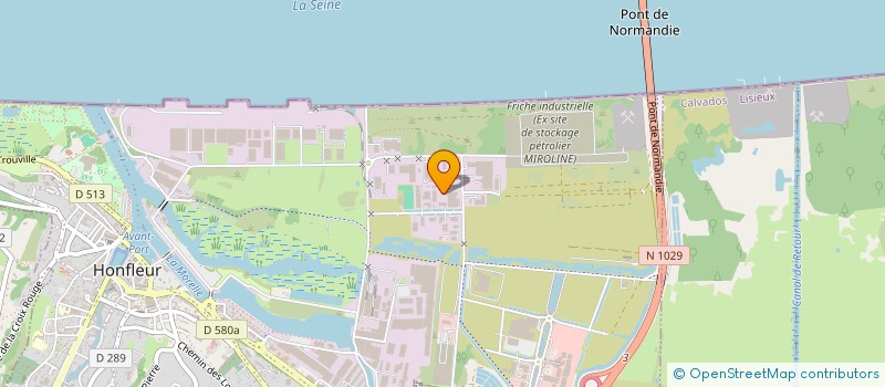 localisation de l'entreprise MADAME AURELIE RONEY  HONFLEUR