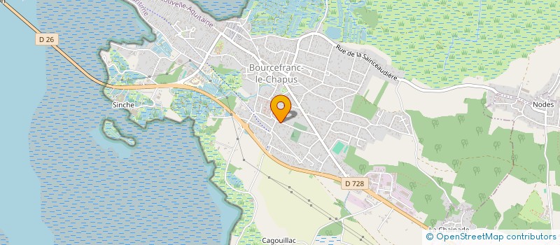 localisation de l'entreprise MADAME AURELIE ROOPOO  MARENNES-HIERS-BROUAGE