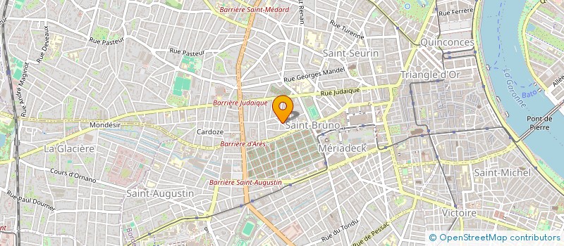 localisation de l'entreprise MADAME AURELIE ROSIER à BORDEAUX
