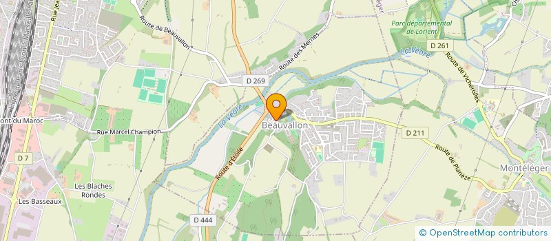 localisation de l'entreprise MADAME AURELIE ROUDIER  BEAUVALLON