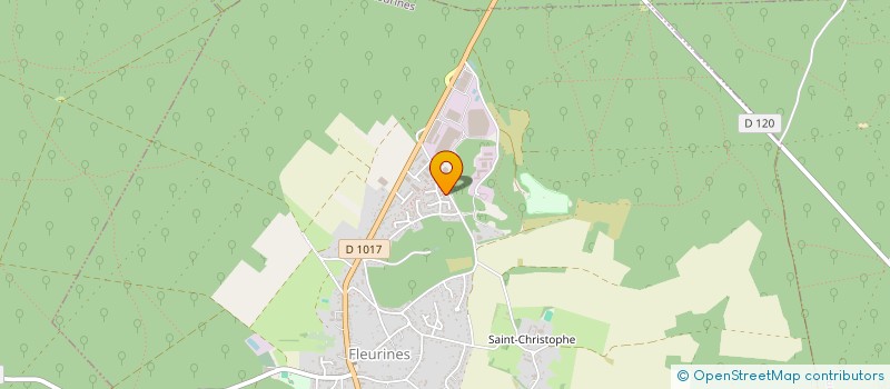 localisation de l'entreprise MADAME AURELIE ROUMAILLAC  FLEURINES