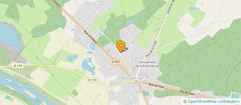 localisation de l'entreprise MADAME AURELIE ROUSSEAU à OUZOUER-SUR-LOIRE