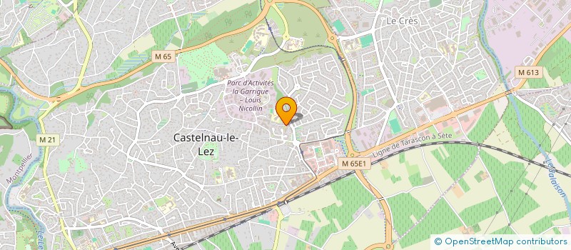 localisation de l'entreprise MADAME AURELIE ROUSSEL à CASTELNAU-LE-LEZ