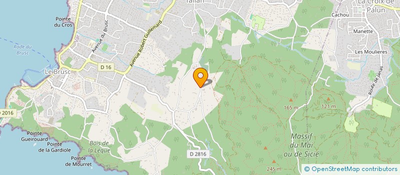 localisation de l'entreprise MADAME AURELIE ROUSSEL à SIX-FOURS-LES-PLAGES