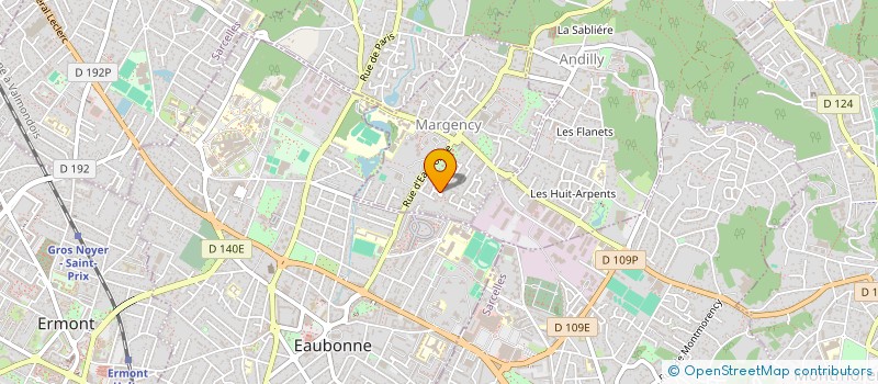 localisation de l'entreprise MADAME AURELIE ROY  MARGENCY