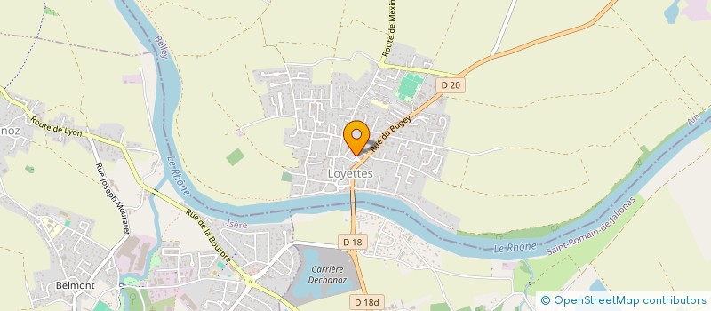 localisation de l'entreprise MADAME AURELIE ROYER  LOYETTES