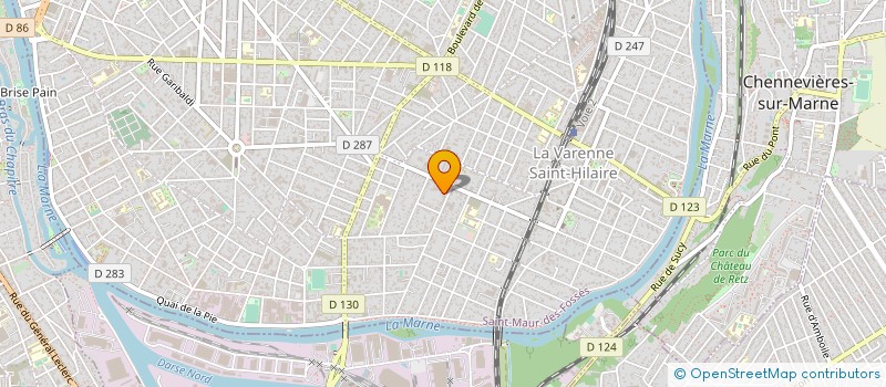 localisation de l'entreprise MADAME AURELIE RUBIN  SAINT-MAUR-DES-FOSSES