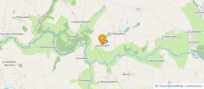 localisation de l'entreprise MADAME AURELIE RULLEAU  LE POIRE-SUR-VIE