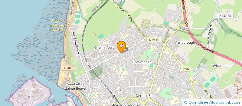 localisation de l'entreprise MADAME AURELIE SAILLY à BOULOGNE-SUR-MER