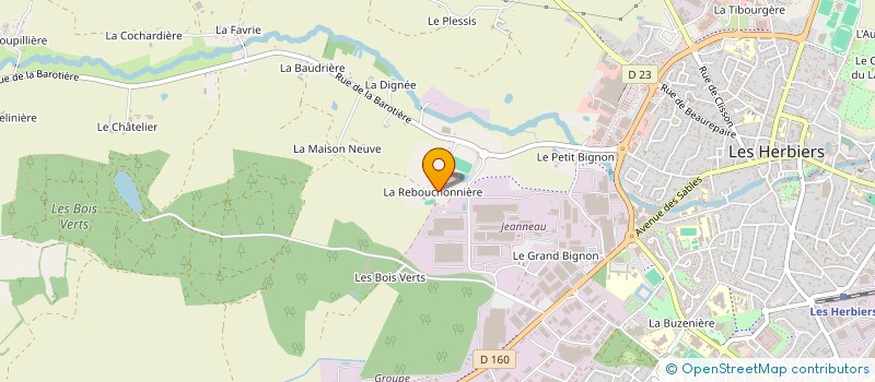 localisation de l'entreprise MADAME AURELIE SAINT GAL à LES HERBIERS