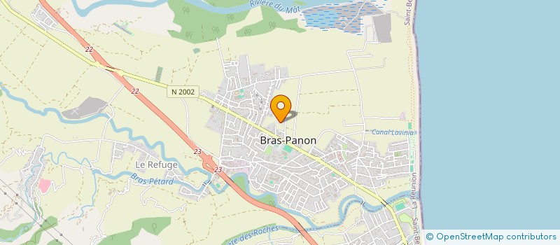 localisation de l'entreprise MADAME AURELIE SAINT LYS  BRAS-PANON