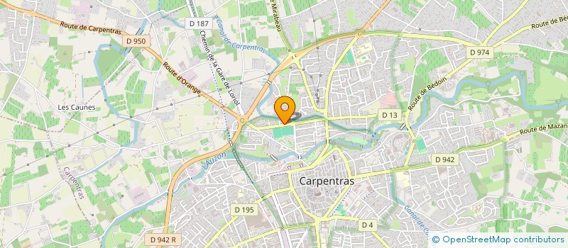 localisation de l'entreprise MADAME AURELIE SALGUES  CARPENTRAS