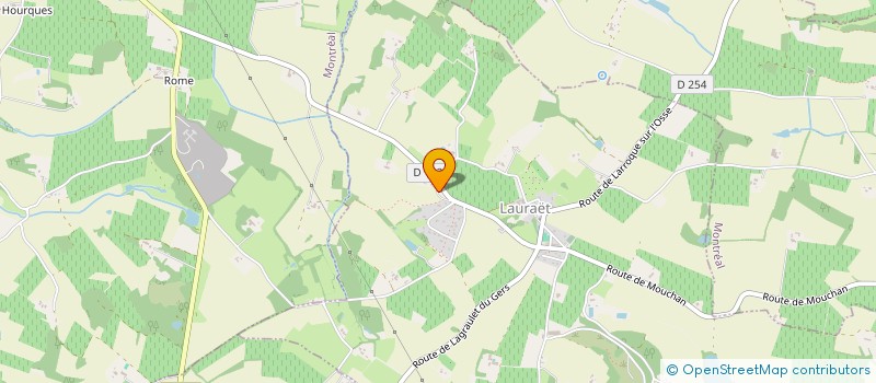 localisation de l'entreprise MADAME AURELIE SALIN  LAURAET