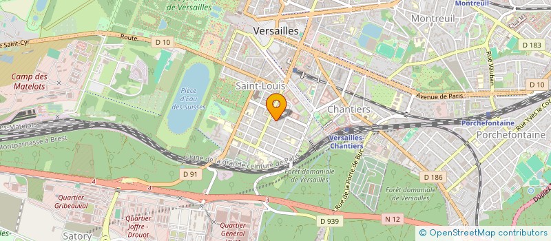 localisation de l'entreprise MADAME AURELIE SALLE à VERSAILLES