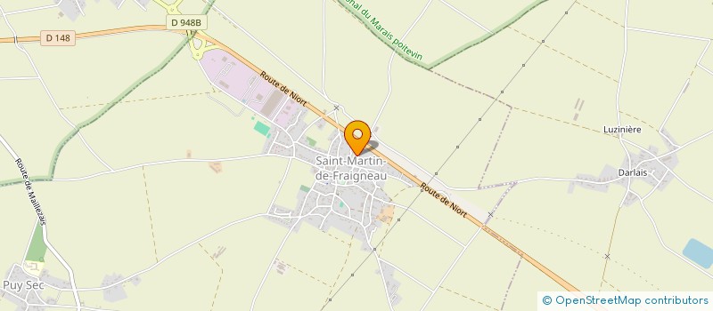 localisation de l'entreprise MADAME AURELIE SALLE  SAINT-MARTIN-DE-FRAIGNEAU