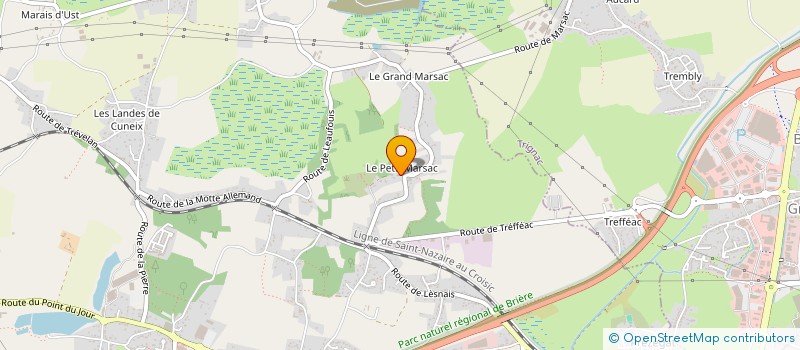 localisation de l'entreprise MADAME AURELIE SALMON  SAINT-NAZAIRE