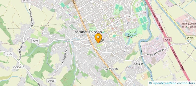 localisation de l'entreprise MADAME AURELIE SANCHEZ à CASTANET-TOLOSAN