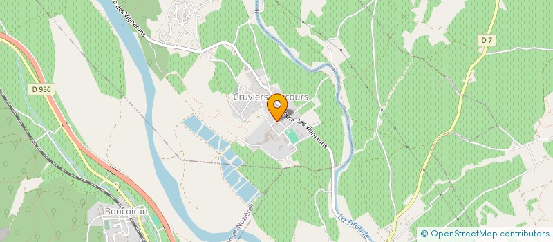 localisation de l'entreprise MADAME AURELIE SANCHEZ  CRUVIERS-LASCOURS