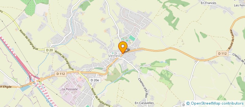 localisation de l'entreprise MADAME AURELIE SANCHEZ  VERFEIL