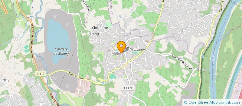 localisation de l'entreprise MADAME AURELIE SANDEAU  MILLERY